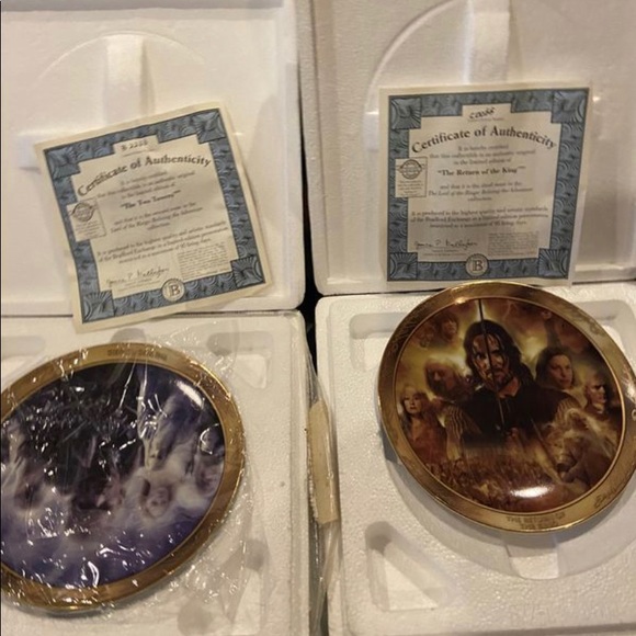 Lord of the Rings Collector's Edition Plates - Picture 10 of 10